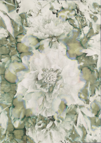冷雨2，纸本水彩，42×29.7cm，2023年